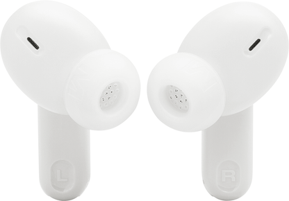 Brezžične slušalke Bluetooth JBL Tune Beam 2, TWS, ANC, MultiPoint, Bela JBLTBEAM2WHT