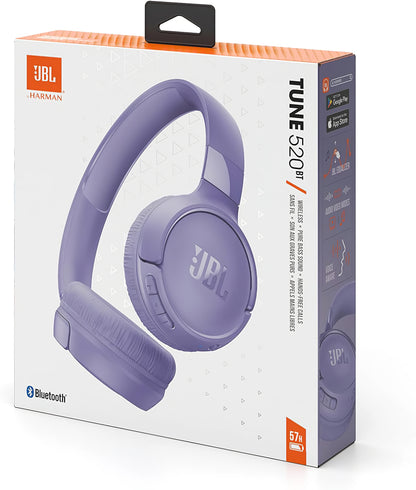 Handsfree Bluetooth JBL Tune 520BT, večtočkovni, A2DP, vijolične barve JBLT520BTPUR