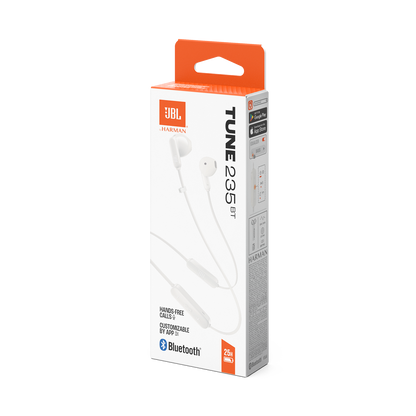 Brezžične slušalke Bluetooth JBL Tune 235BT, MultiPoint, A2DP, Bela JBLT235BTWHT
