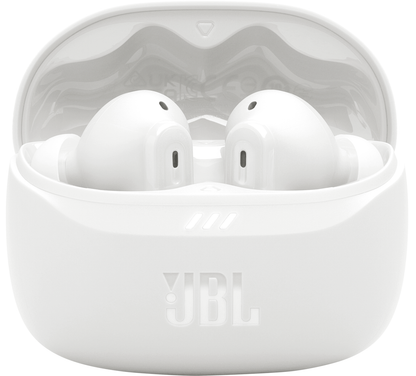 Brezžične slušalke Bluetooth JBL Tune Beam 2, TWS, ANC, MultiPoint, Bela JBLTBEAM2WHT
