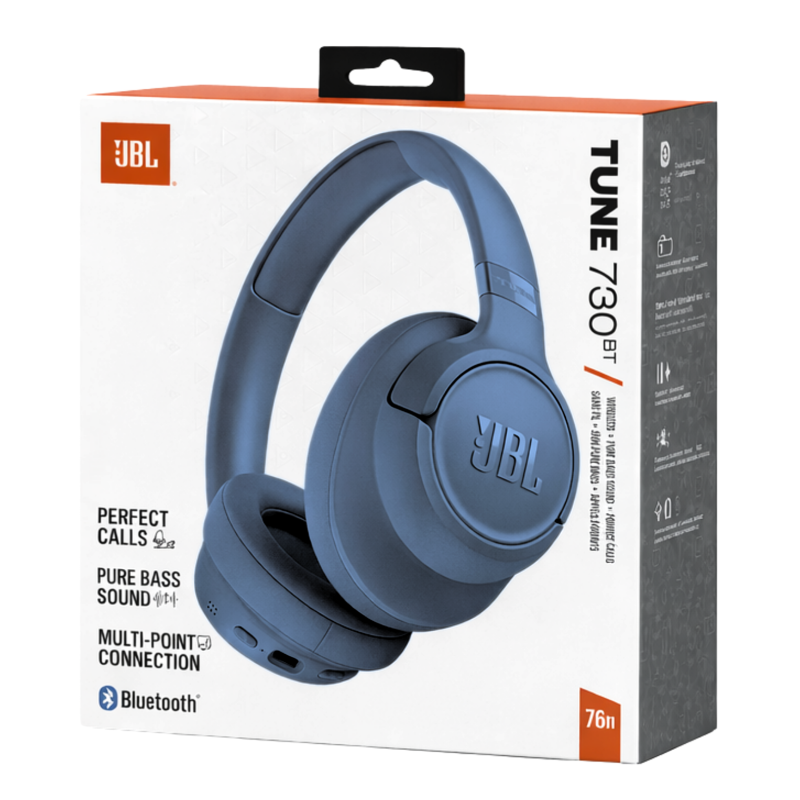 Bluetooth prostoročni JBL Tune 730BT, MultiPoint, A2DP, Modra JBLT730BTBLU