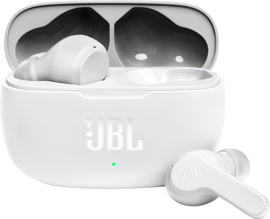 Brezžične slušalke Bluetooth JBL Wave 200TWS, TWS, bele