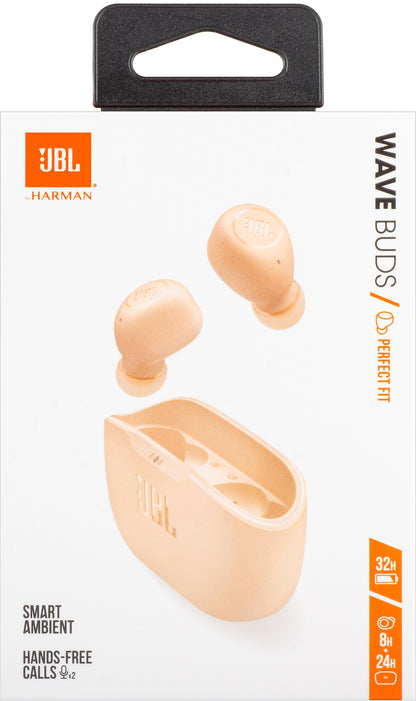 Brezžične slušalke JBL Wave Buds, TWS, Bež JBLWBUDSBEG