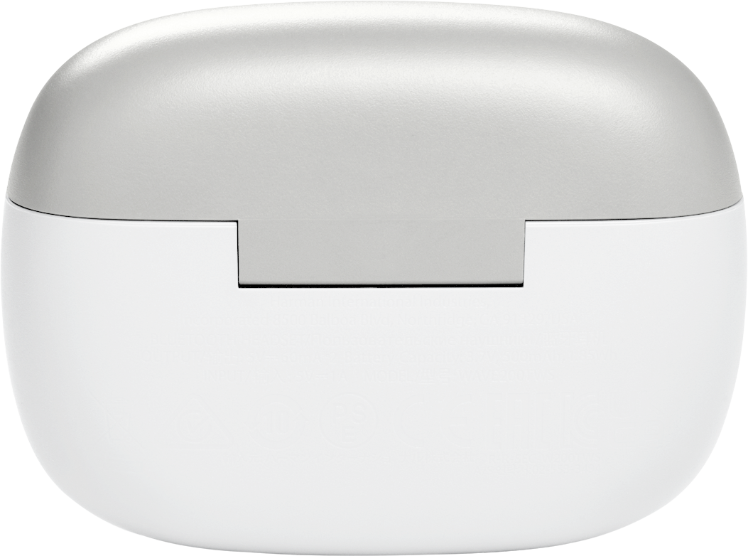 Brezžične slušalke Bluetooth JBL Wave 200TWS, TWS, bele
