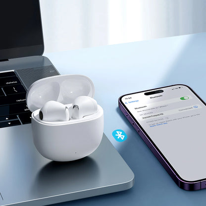 Brezžične slušalke Bluetooth Joyroom Funpods JR-FB1 Nova različica, TWS, Bela