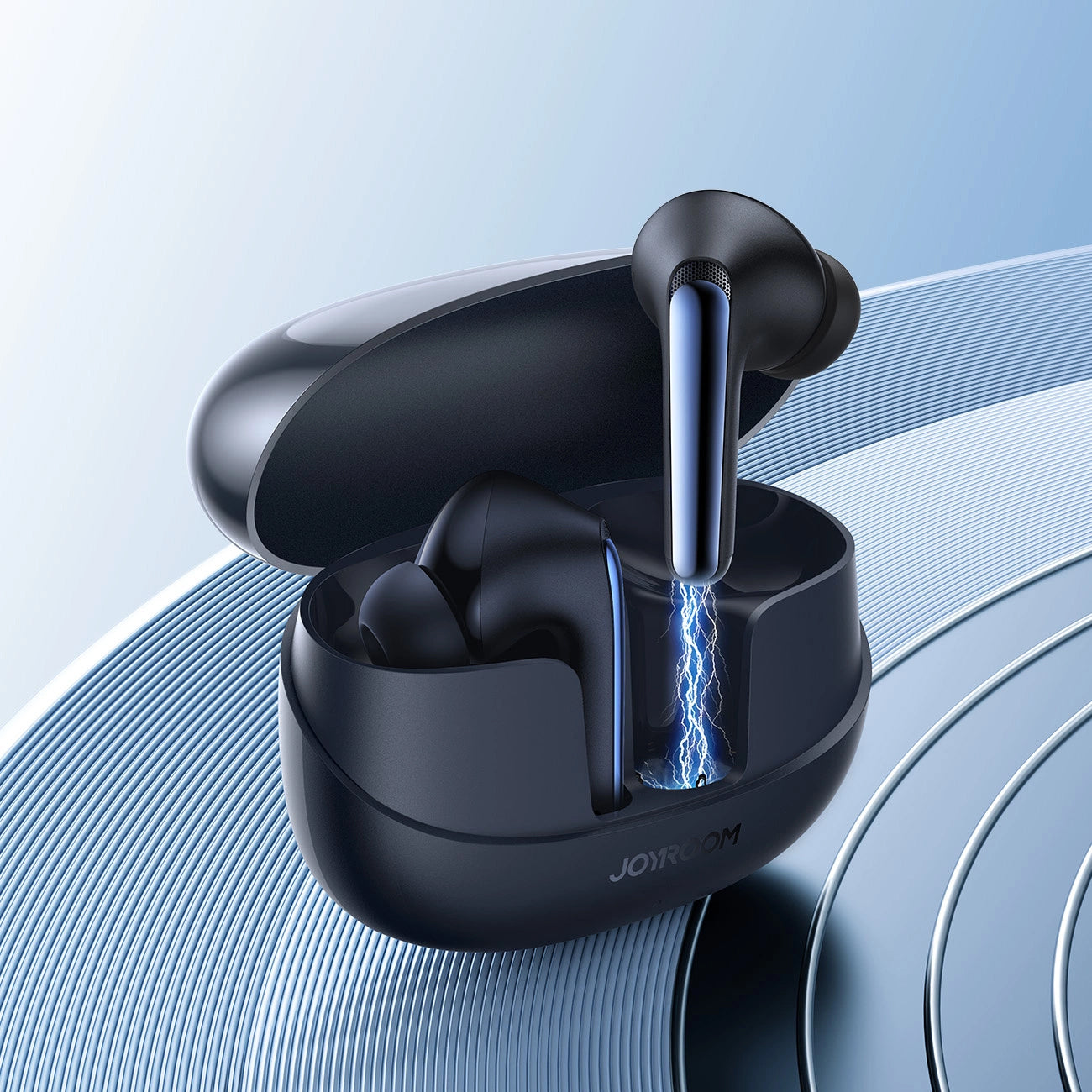 Brezžične slušalke Bluetooth Joyroom Funpods JR-FN2, TWS, ANC, črne