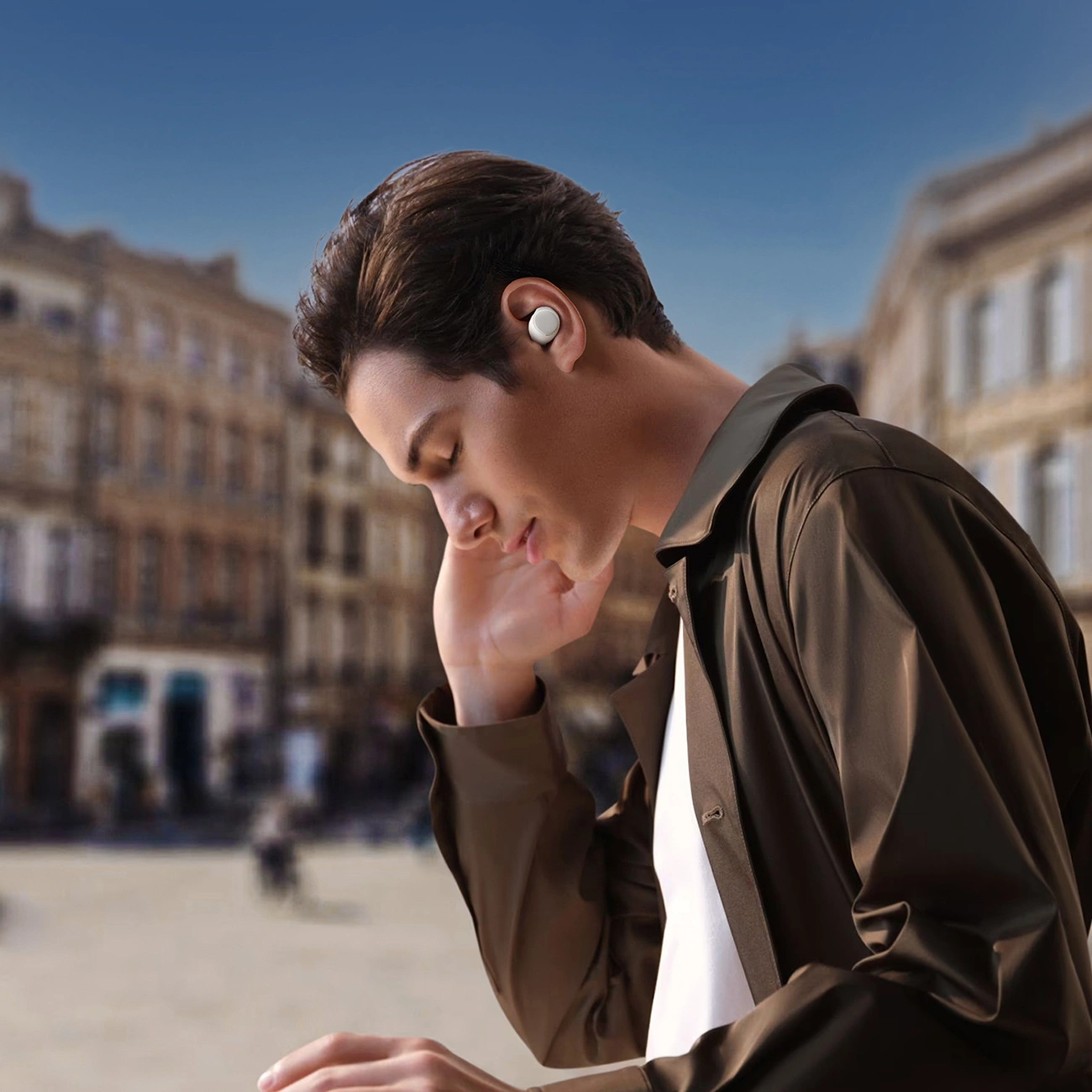Bluetooth prostoročne slušalke Joyroom Jdots JR-DB3, TWS, bele