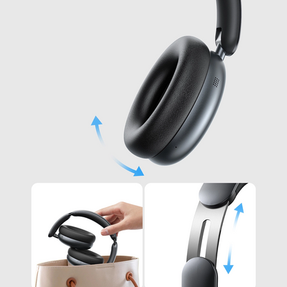 Bluetooth prostoročne slušalke Joyroom JR-JH1, A2DP, ANC, črne