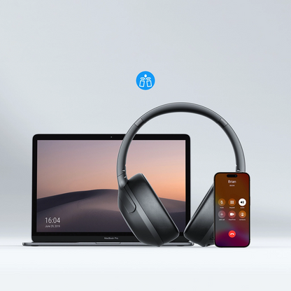 Bluetooth prostoročne slušalke Joyroom JR-JH2, A2DP, ANC, Črne