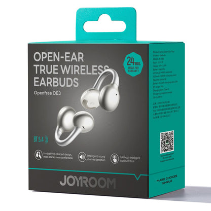 Brezžične slušalke Bluetooth Joyroom Openfree JR-OE3, TWS, Srebrne
