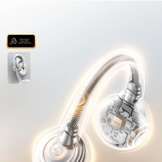 Brezžične slušalke Bluetooth Joyroom Openfree JR-OE3, TWS, Srebrne