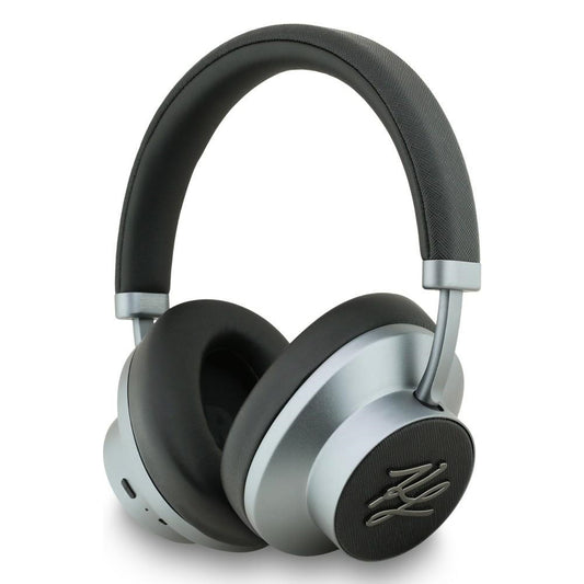 Brezžične slušalke Bluetooth Karl Lagerfeld Grained Initials, A2DP, ANC, črne