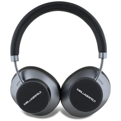 Bluetooth prostoročne slušalke Karl Lagerfeld Saffiano Elongated, A2DP, ANC, črne