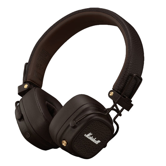 Brezžične slušalke Bluetooth Marshall Major V, A2DP, rjave