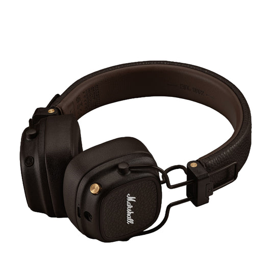 Brezžične slušalke Bluetooth Marshall Major V, A2DP, rjave
