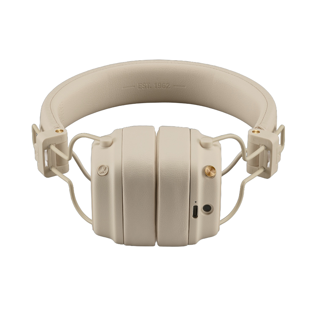 Bluetooth prostoročni Marshall Major V, A2DP, krem, ponovno zapakiran