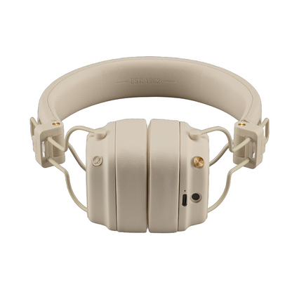 Bluetooth prostoročni Marshall Major V, A2DP, krem, ponovno zapakiran