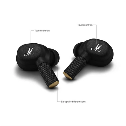 Bluetooth prostoročne slušalke Marshall Motif II, TWS, ANC, Črne