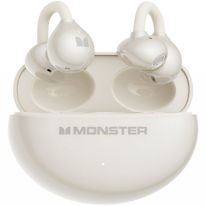 Bluetooth prostoročni Monster AirClip AC200, TWS, svetlo krem