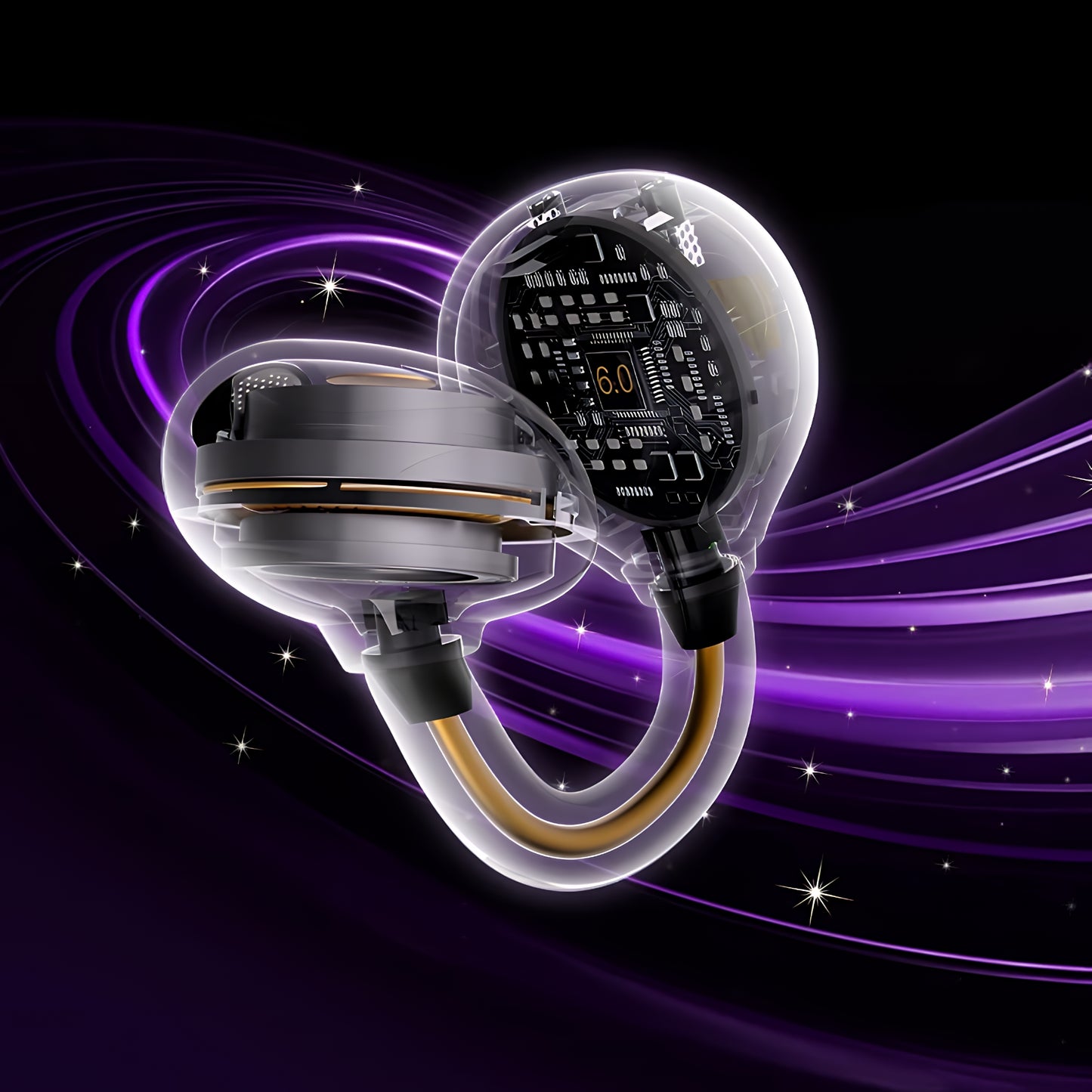 Bluetooth prostoročni Monster AirClip AC200, TWS, svetlo krem