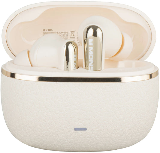 Bluetooth prostoročni Monster Clarity 200, TWS, ANC, Svetlo krem