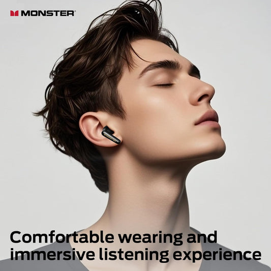 Bluetooth prostoročne slušalke Monster Clarity 200, TWS, ANC, črne