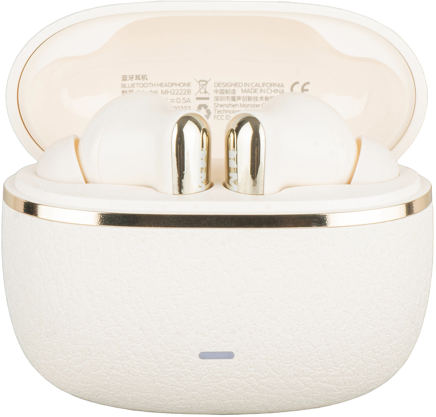 Bluetooth prostoročni Monster Clarity 200, TWS, ANC, Svetlo krem