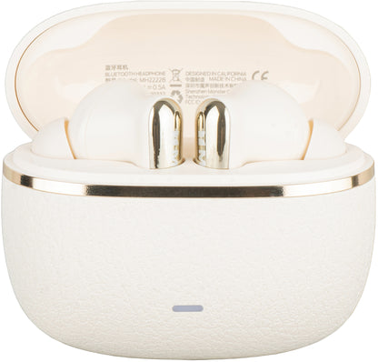 Bluetooth prostoročni Monster Clarity 200, TWS, ANC, Svetlo krem