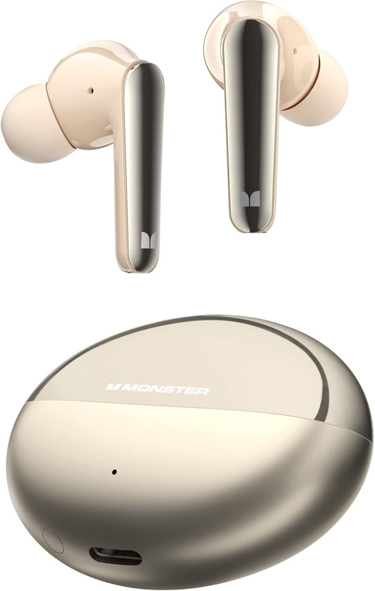 Bluetooth prostoročni Monster N-Lite 203 AirLinks, TWS, zlata