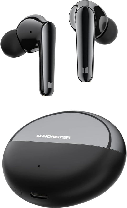 Bluetooth prostoročni Monster N-Lite 203 AirLinks, TWS, črna