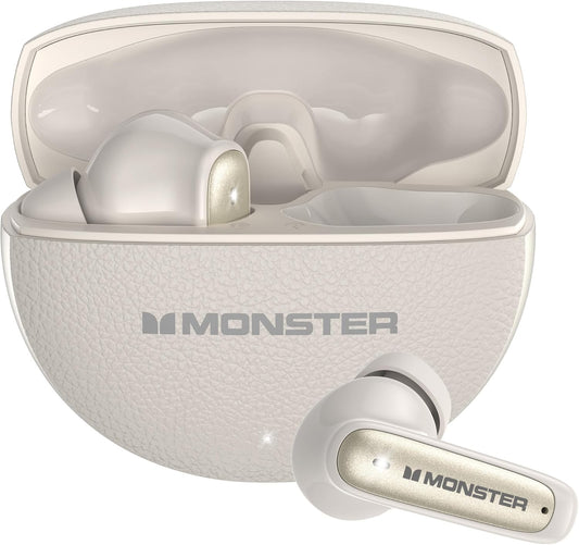 Bluetooth prostoročni Monster N-Lite 310, TWS, svetlo krem