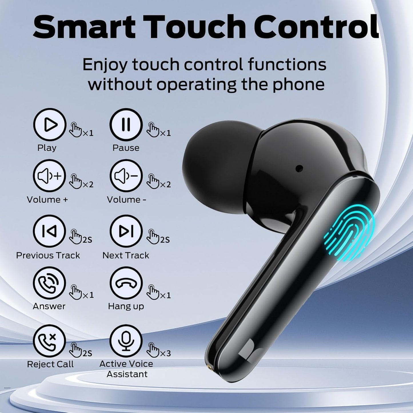 Bluetooth prostoročni Monster N-Lite 203 AirLinks, TWS, črna