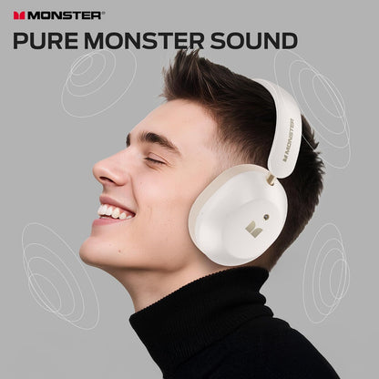 Bluetooth prostoročni Monster Persona 6th, MultiPoint, A2DP, ANC, Bela