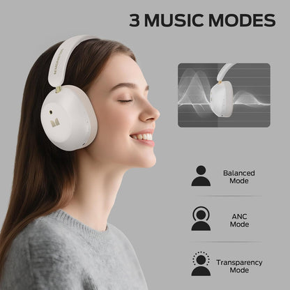 Bluetooth prostoročni Monster Persona 6th, MultiPoint, A2DP, ANC, Bela