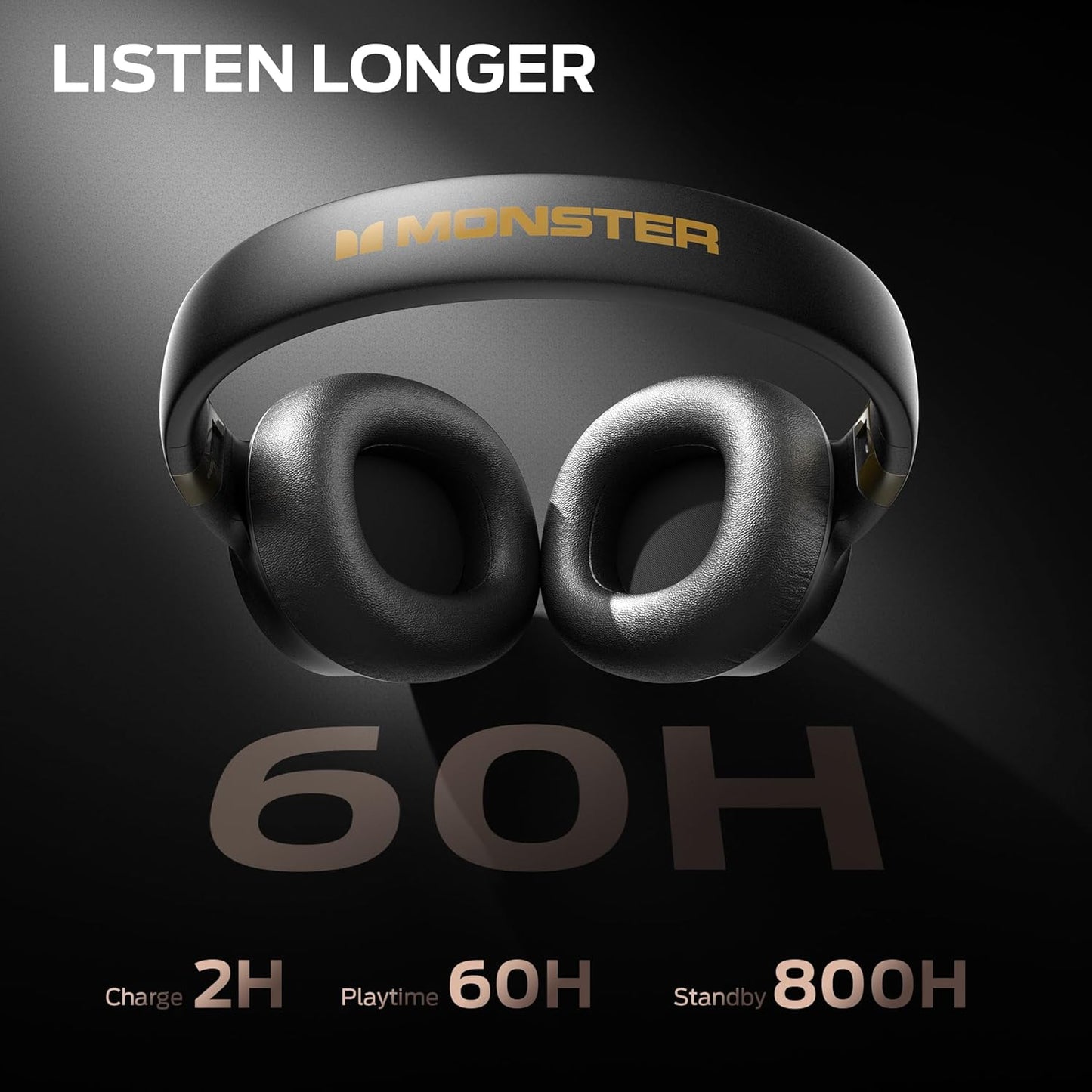 Bluetooth prostoročni Monster Persona SE, A2DP, ANC, Črna
