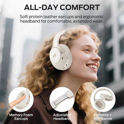 Bluetooth prostoročni Monster Persona 5th, MultiPoint, A2DP, ANC, Bela