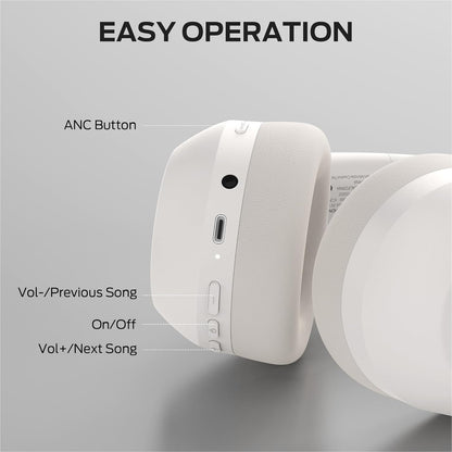 Bluetooth prostoročni Monster Persona 6th, MultiPoint, A2DP, ANC, Bela