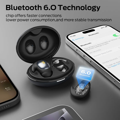 Bluetooth prostoročne slušalke Monster Sleep Ear100, TWS, črne
