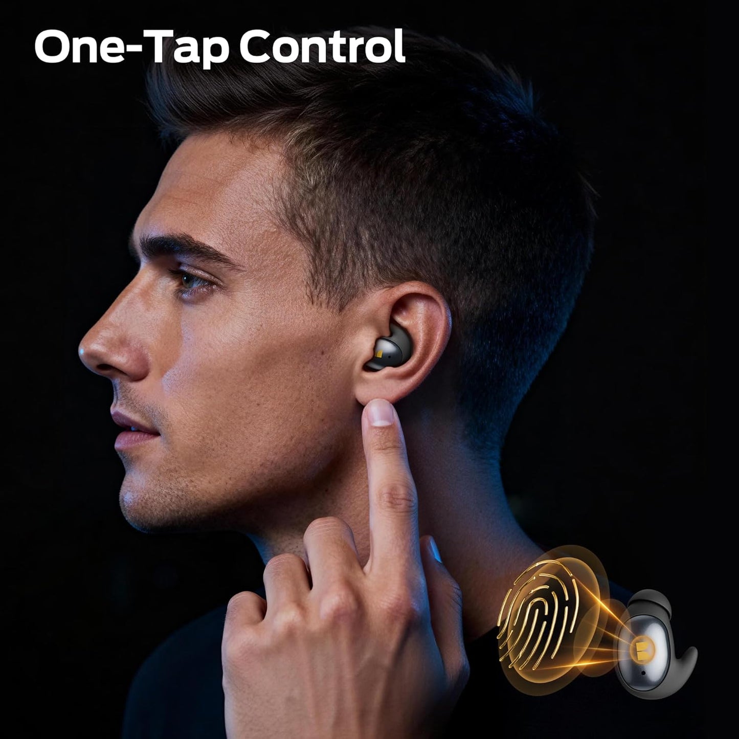 Bluetooth prostoročne slušalke Monster Sleep Ear100, TWS, črne