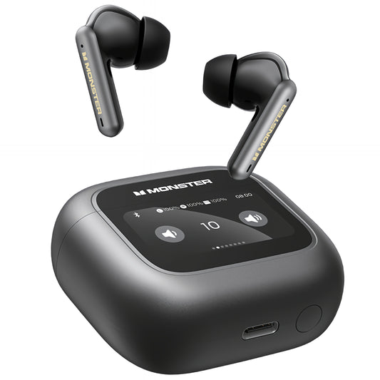 Bluetooth prostoročni Monster TH300, TWS, Črna