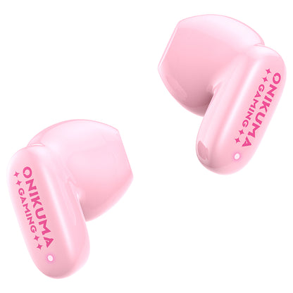Bluetooth prostoročne slušalke Onikuma TX603, TWS, roza
