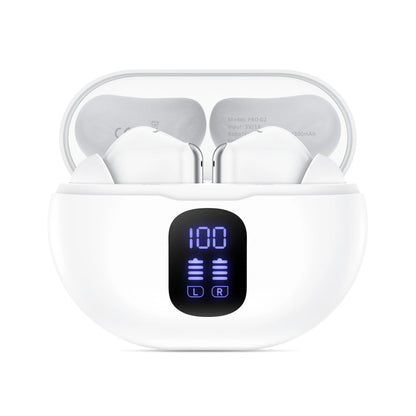 Brezžične slušalke Bluetooth Tech-Protect Ultraboost Pro G2, TWS, bele