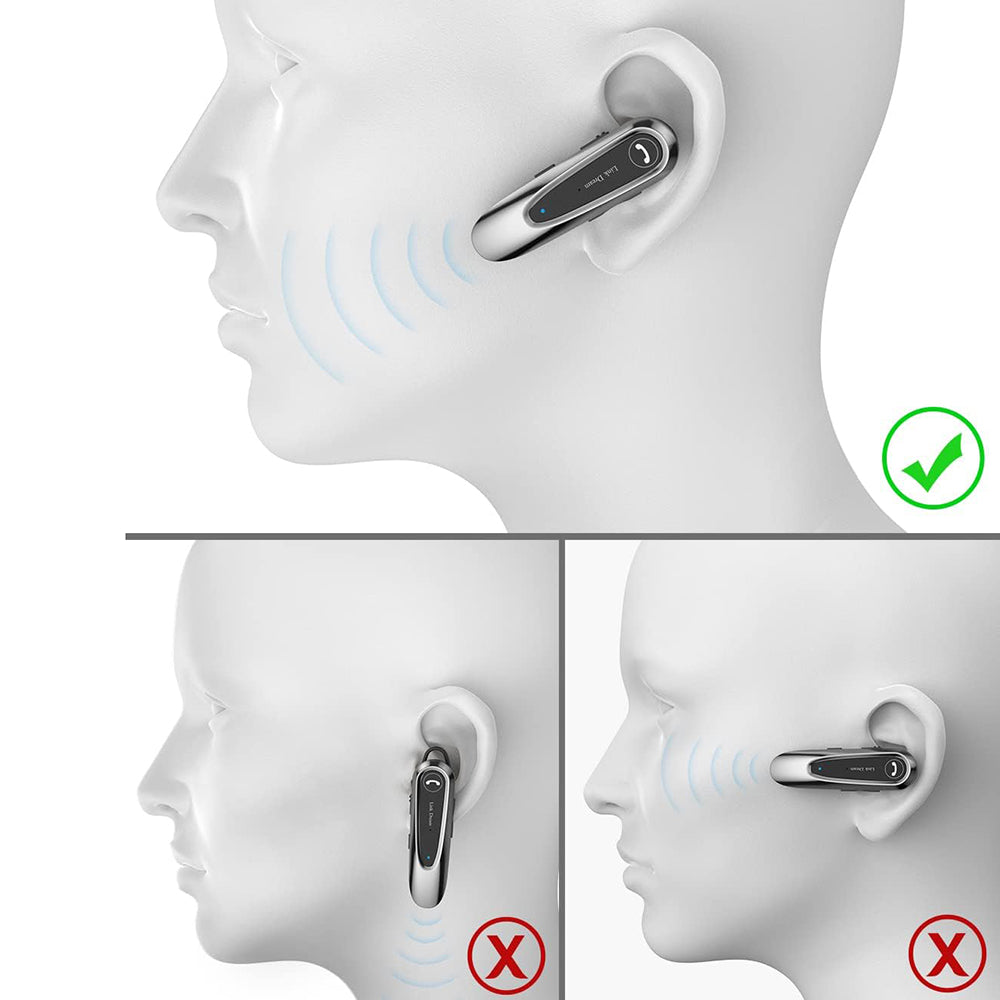 Brezžična slušalka Bluetooth Techsuit CB2 AirTalk, A2DP, Črna