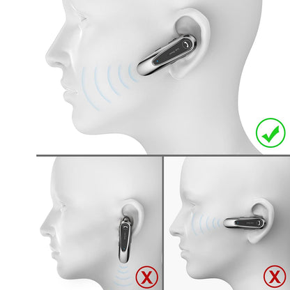 Brezžična slušalka Bluetooth Techsuit CB2 AirTalk, A2DP, Črna