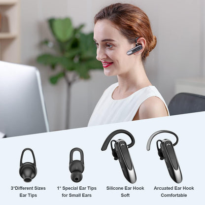 Brezžična slušalka Bluetooth Techsuit CB2 AirTalk, A2DP, Črna