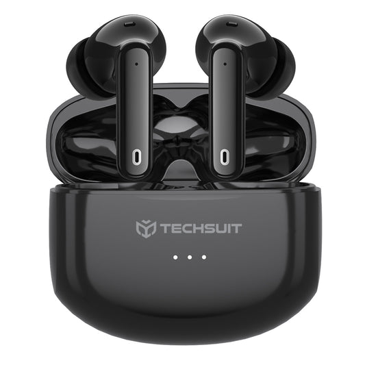 Brezžične slušalke Bluetooth Techsuit CW1 Audira Pro, TWS, ANC, črne