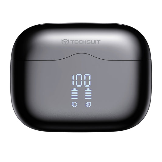 Brezžične slušalke Bluetooth Techsuit CW2 VelarX One, TWS, ANC, črne