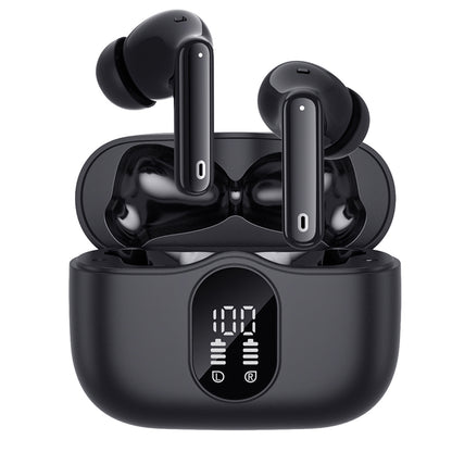Brezžične slušalke Bluetooth Techsuit CW3 WaveBeat 100, TWS, ANC, črne