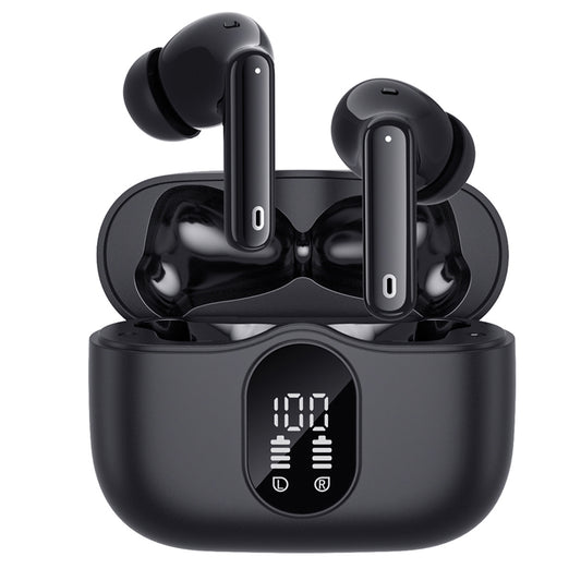 Brezžične slušalke Bluetooth Techsuit CW3 WaveBeat 100, TWS, ANC, črne