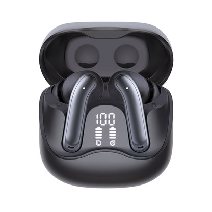 Handsfree Bluetooth Techsuit CW5 EchoFit Pro, TWS, ANC, MultiPoint, Black